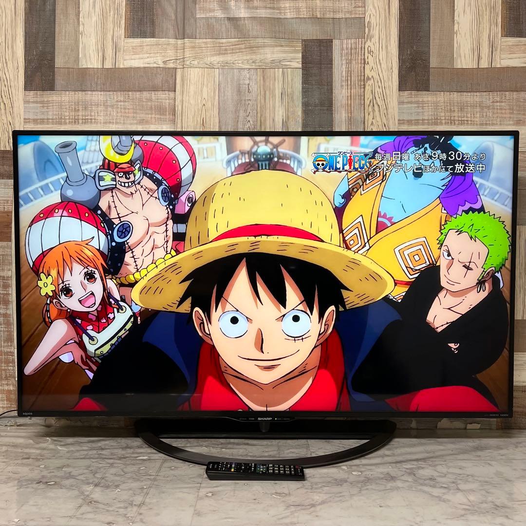 即日受渡❣️全国送料込シャープ50型4Kテレビ YouTube.NETFLIX視聴
