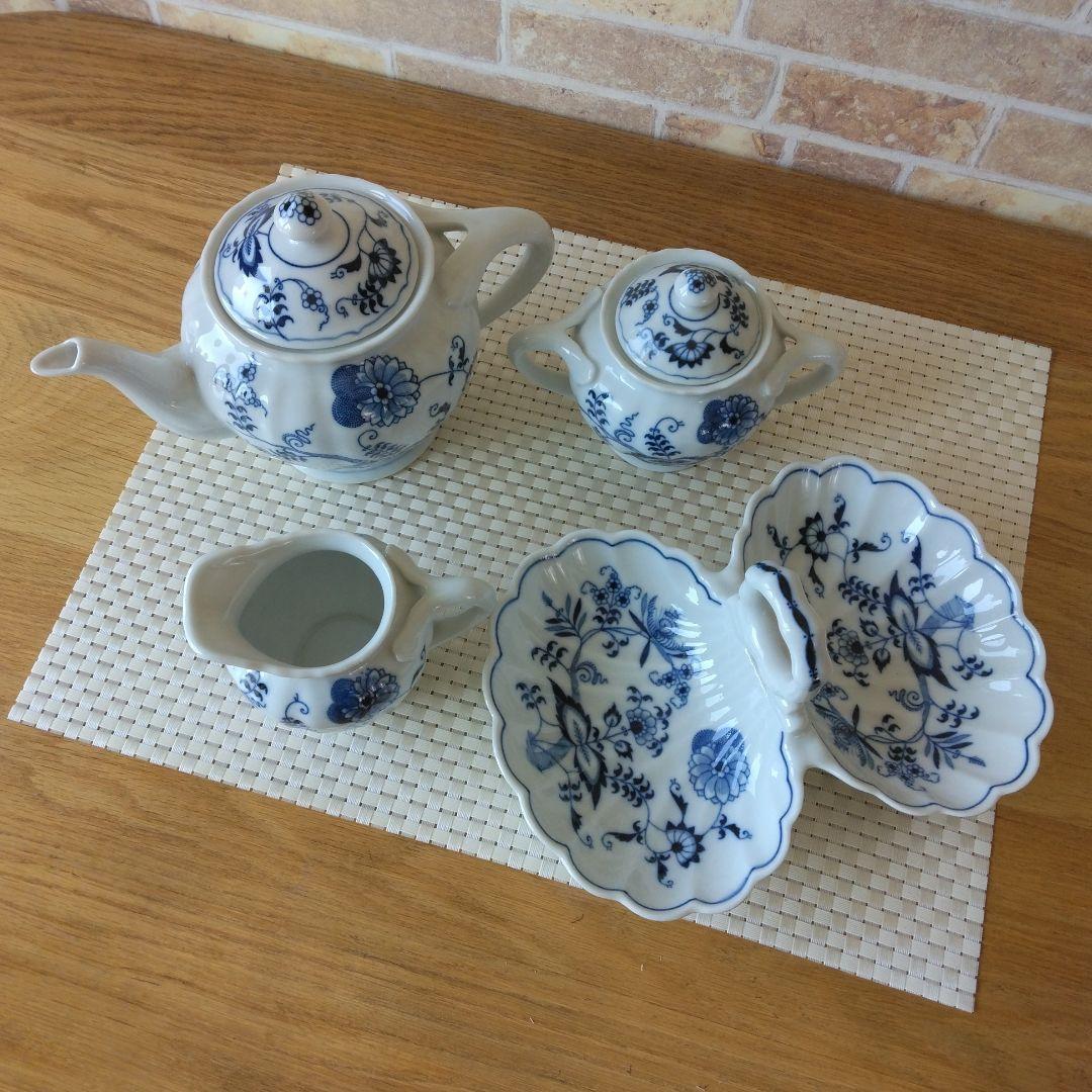 Blue Danube ブルーダニューブ 食器 ティーセット4点まとめ売り