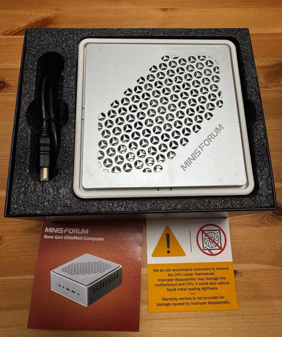 ミニPC MINISFORUM EliteMini HM90 64GB