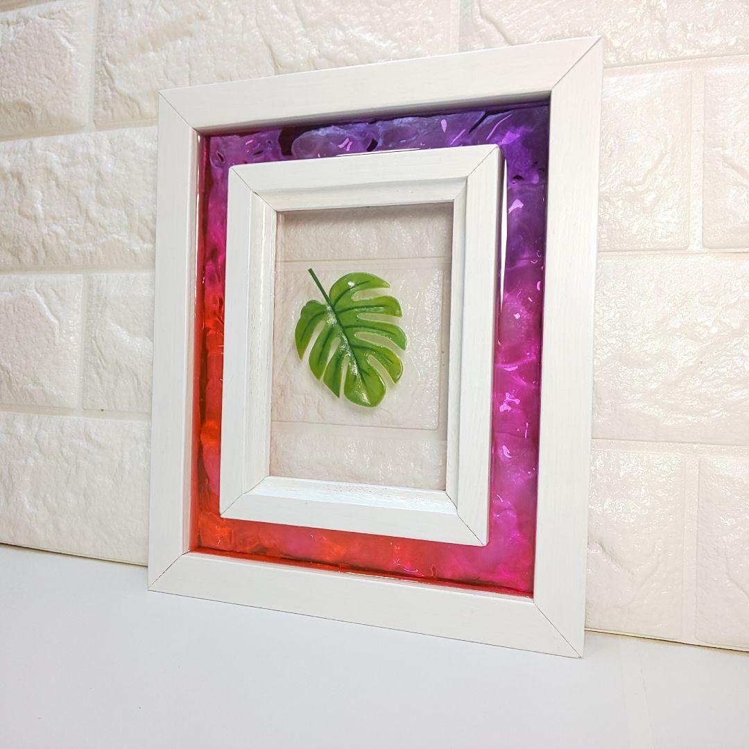 【1211】ウッドレジン　オーシャンアート　フォトフレーム　海レジン　インテリア