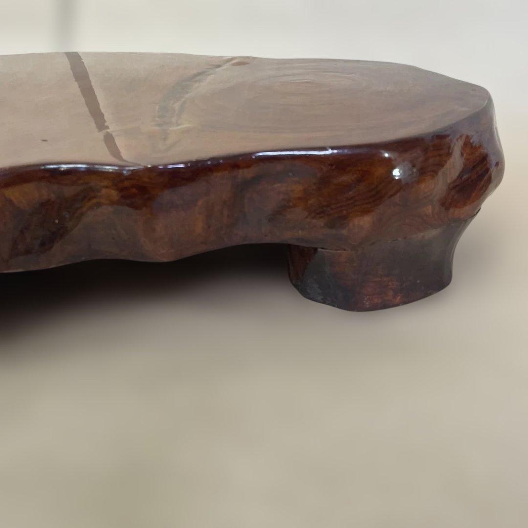 【大幅値下げ中】飾り台座　一枚板　天然木　花台