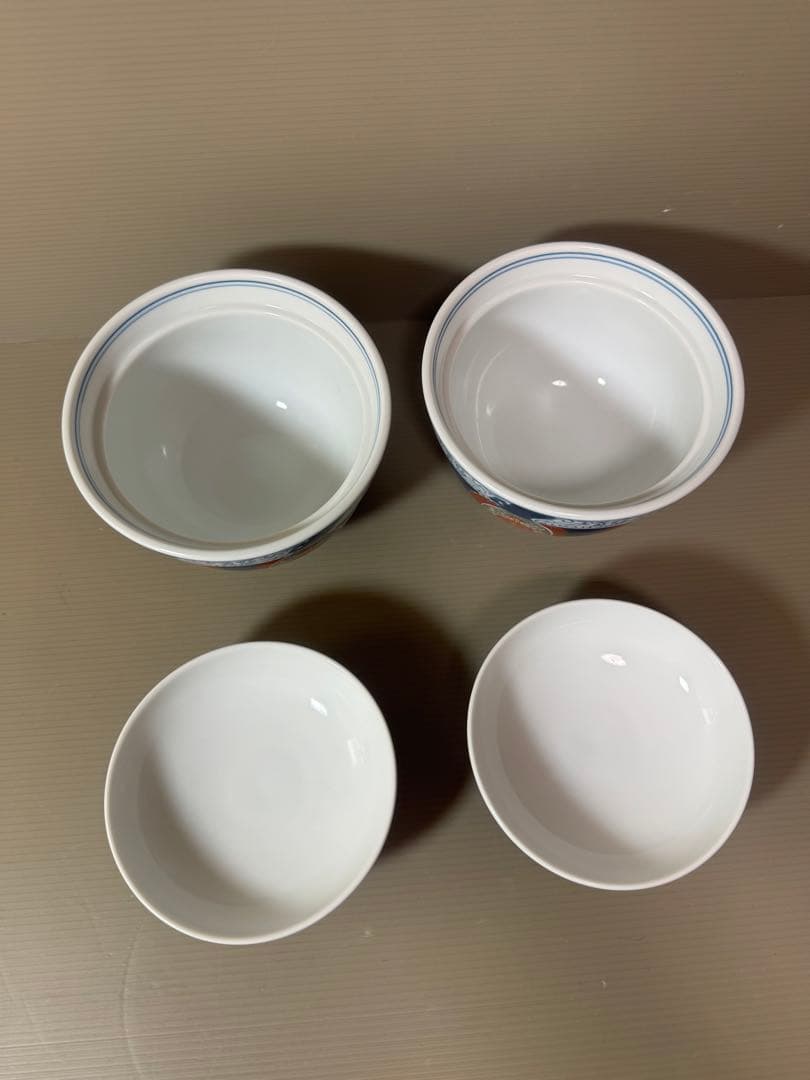 2808 其泉窯　古伊万里　蓋付き碗　2客　未使用