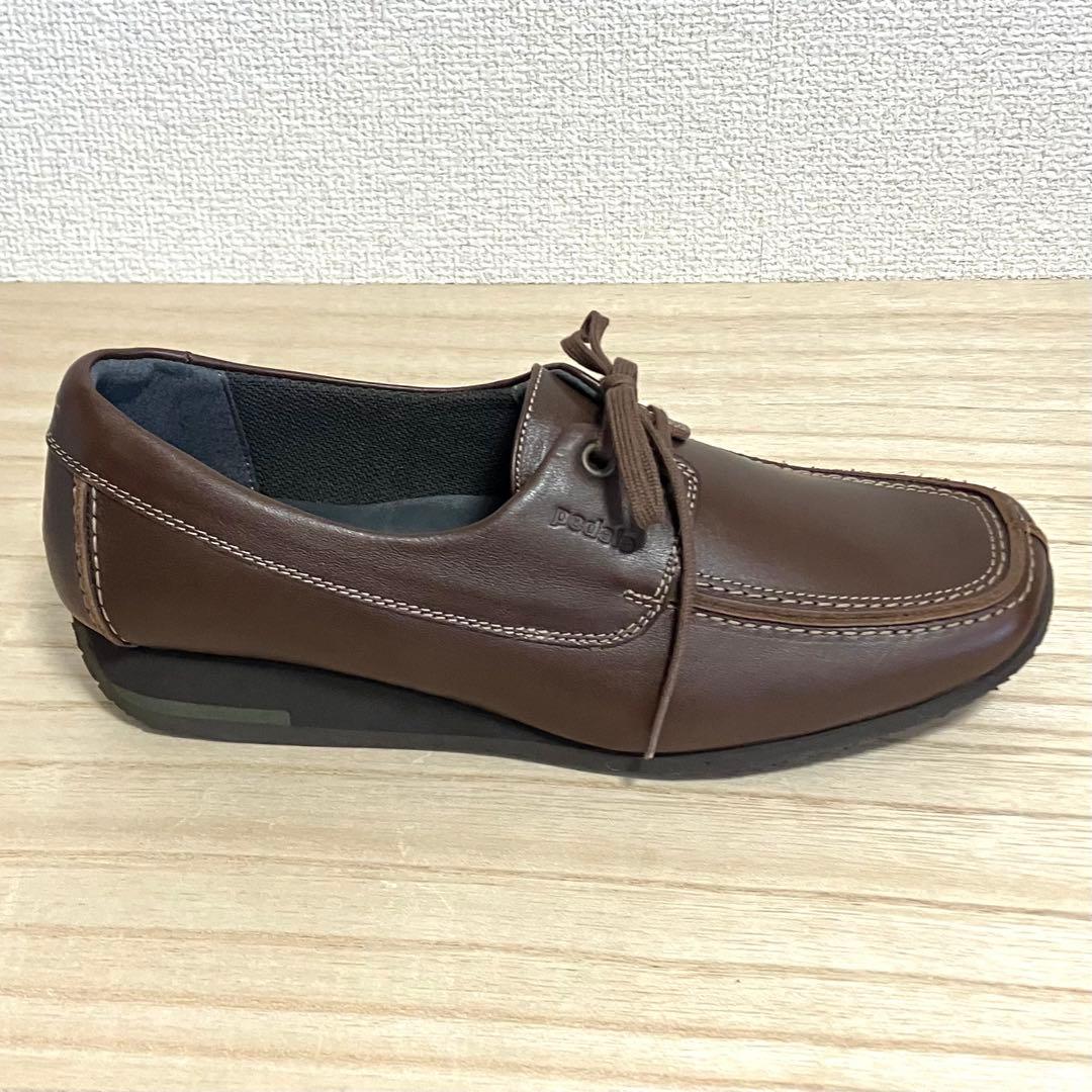未使用品 タグ付き pedala ペダラ ブラウン 23.5cm