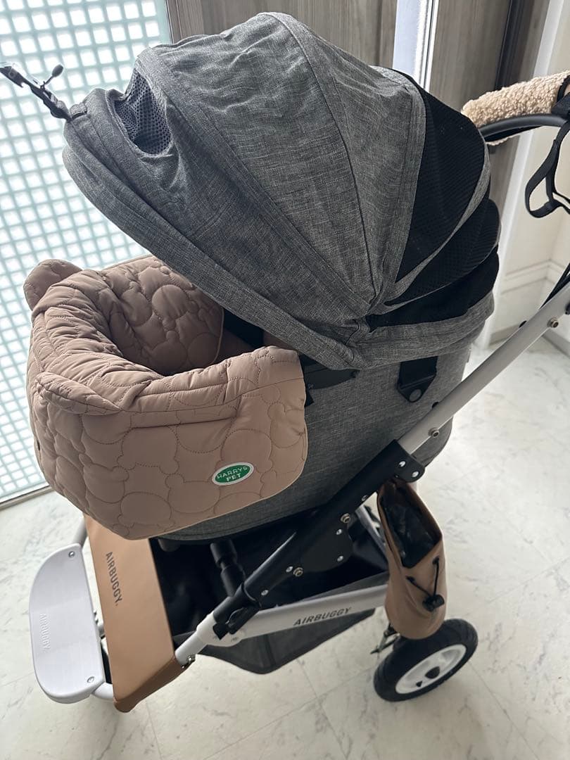 ☆☆エアバギー ドッグ　ドーム3 レギュラー　アースグレー　美品