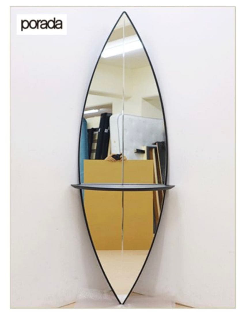 展示美品porada ポラダ アクタス サーフ2 ミラー定価20万　引き取り専用