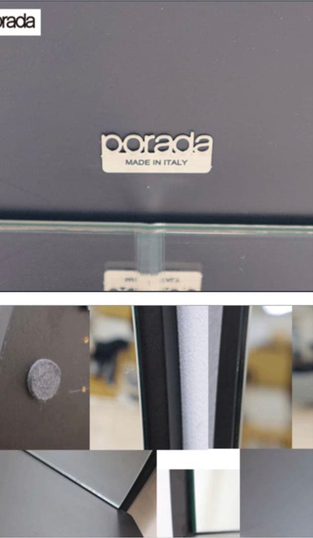 展示美品porada ポラダ アクタス サーフ2 ミラー定価20万　引き取り専用