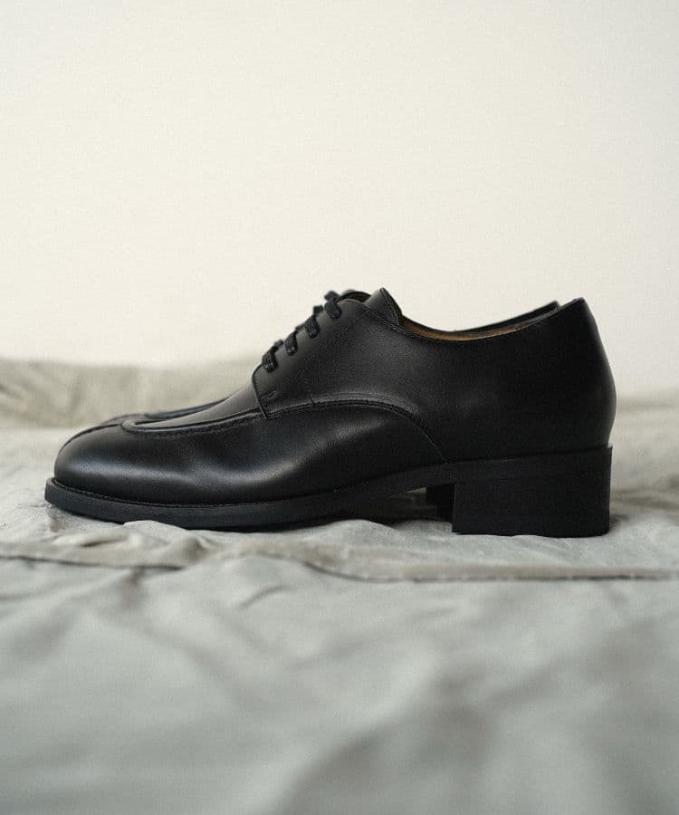 【新品】shiun COW LEATHER U-TIP DERBY サイズ39