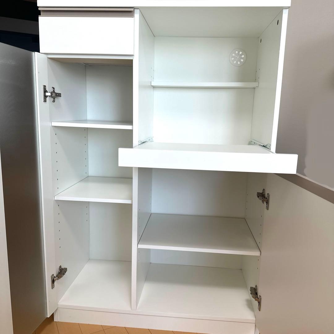 NITORI ニトリ レンジ台 フォルムN RE1175 WH