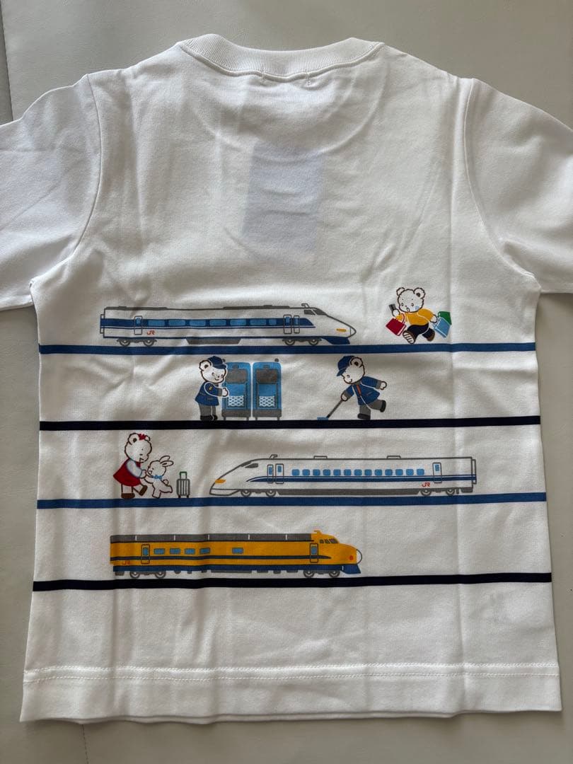 familiar 新幹線プリント Tシャツ