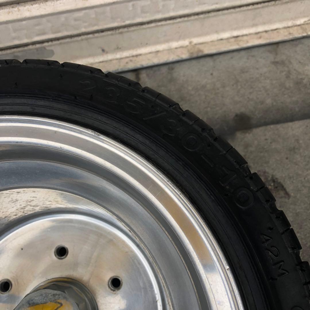 送料込み☆HONDA２サイクルジャイロ　リアワイドホイール　６穴ポン付け偏平