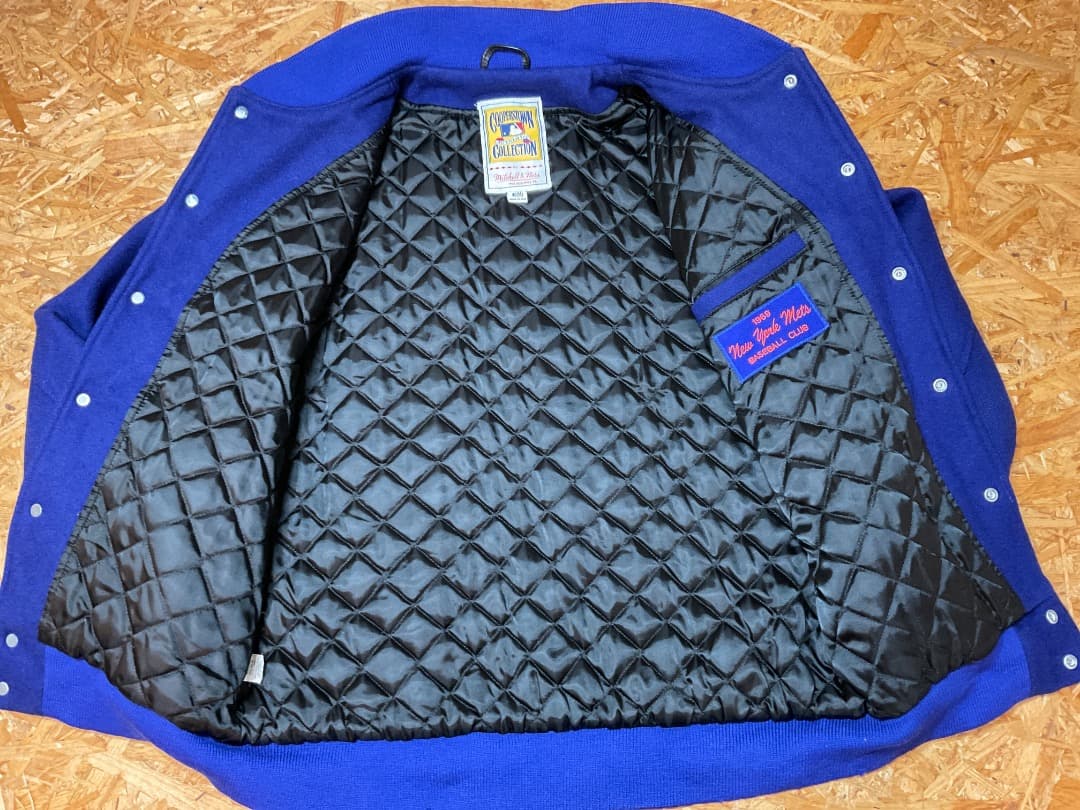 ミッチェル＆ネス USA製 1969 ニューヨーク メッツ ウールスタジャン M