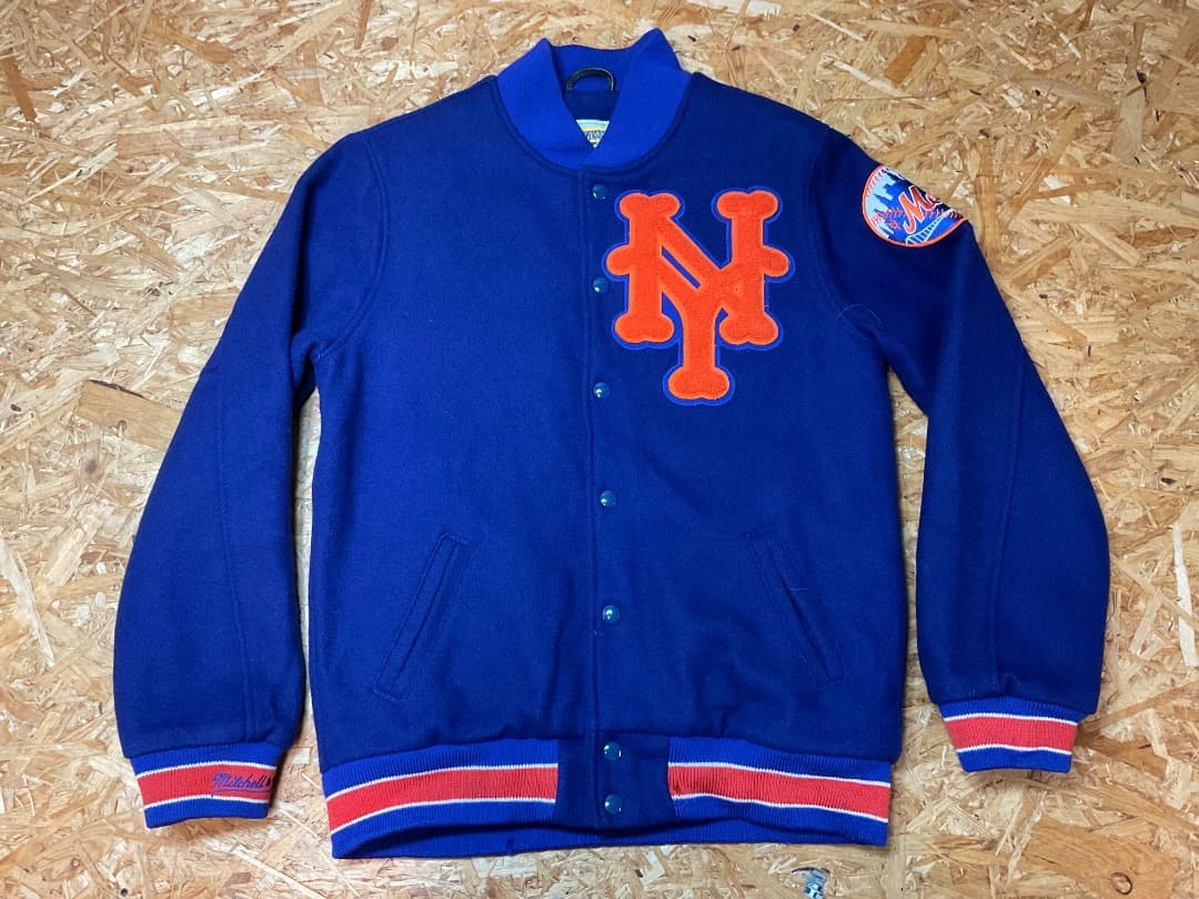 ミッチェル＆ネス USA製 1969 ニューヨーク メッツ ウールスタジャン M