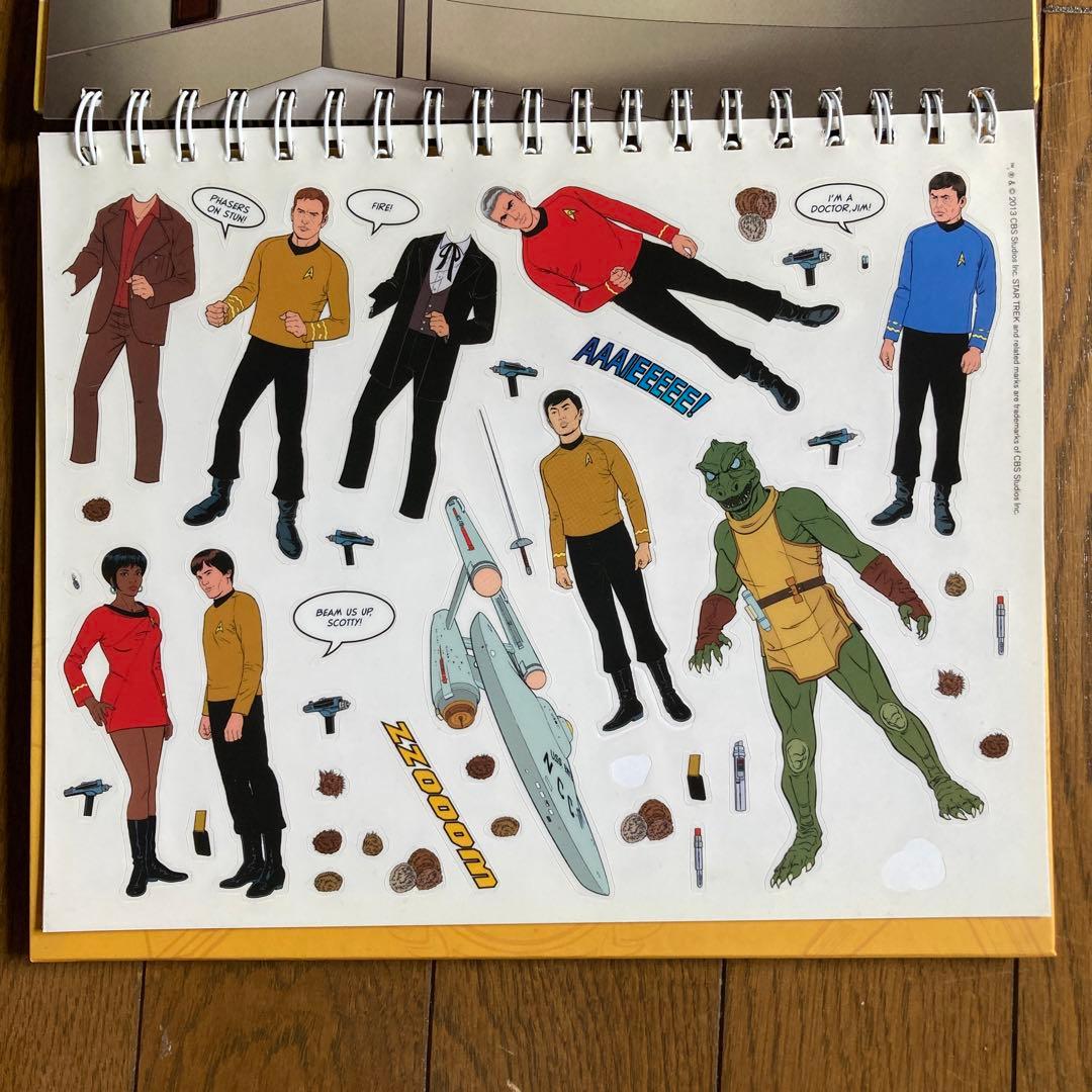 STUCK ON STAR TREK ステッカーブック