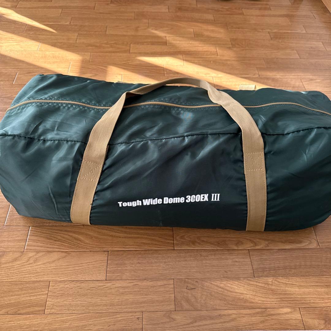 タフワイドドーム 300EX III +グランドシート+インナーマット付き