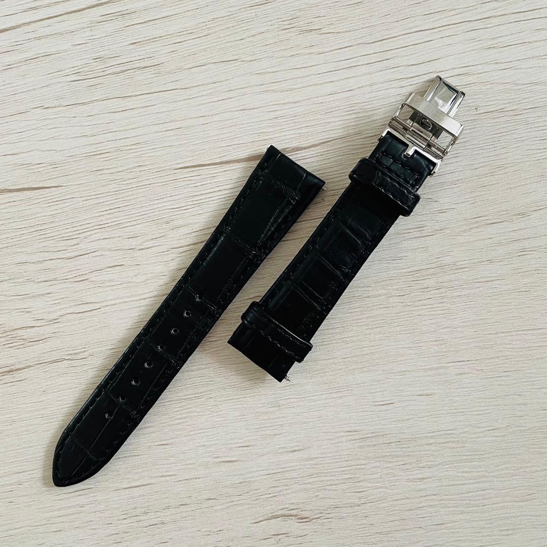 【極美品】Grand Seiko 19mm クロコダイル本革ベルト Dバックル