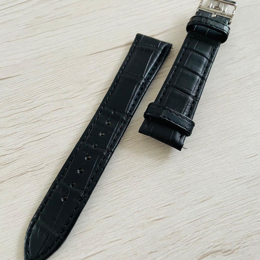 【極美品】Grand Seiko 19mm クロコダイル本革ベルト Dバックル