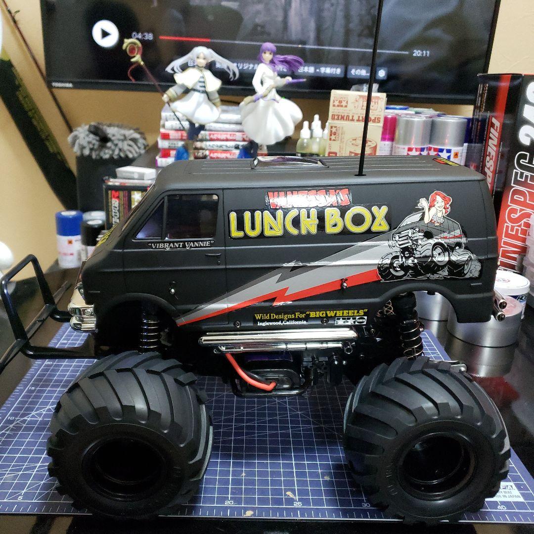 タミヤ 1/12 ランチボックス ブラックエディション ESC サーボ付き