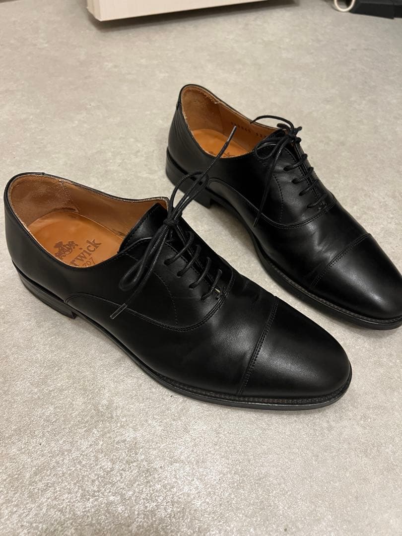 Berwick 1707 ブラックレザーシューズ 5224 最終値下げ中