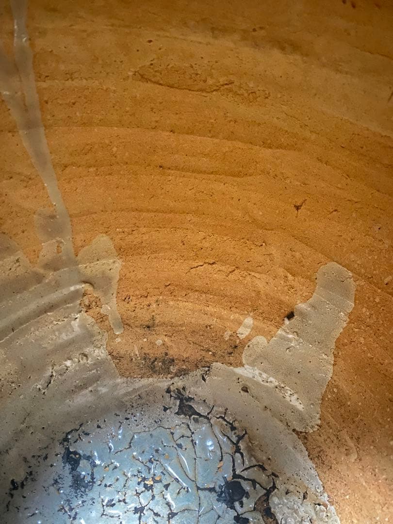 明時代　陶器製花瓶　骨董品. 海から引き揚げられた品物