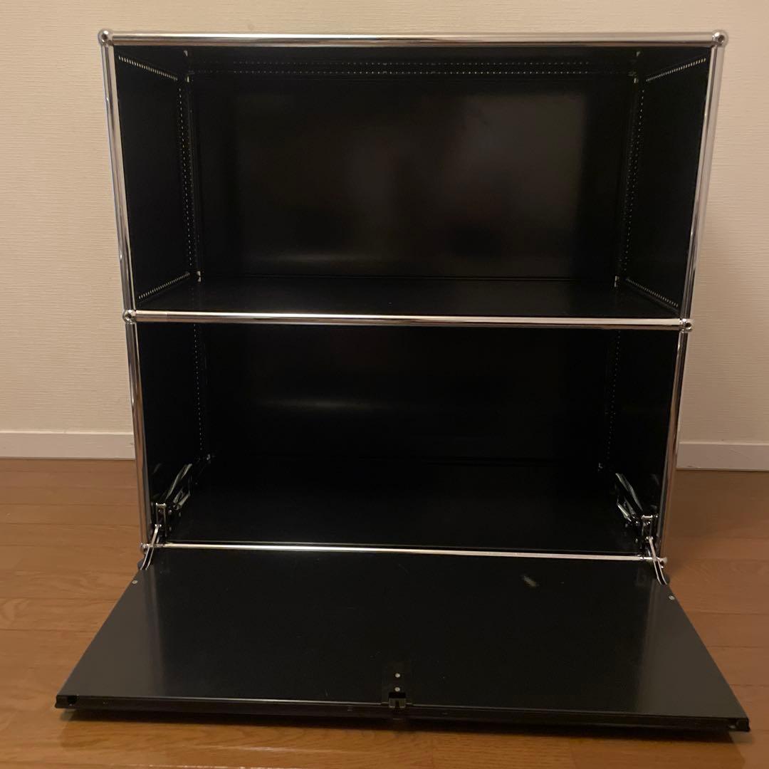 usmハラー グラファイトブラック　シェルフキャビネット