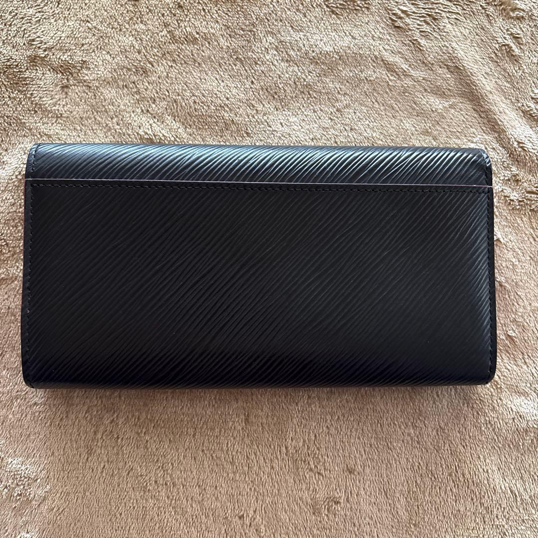 し*ば様 LOUIS VUITTON ポルトフォイユサラ　エピ　ブラック 長財布