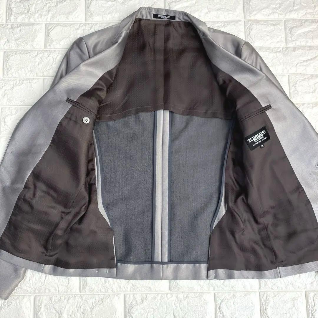 トルネードマート　セットアップ　ラインストーン　フレア　シルバー　3ピース