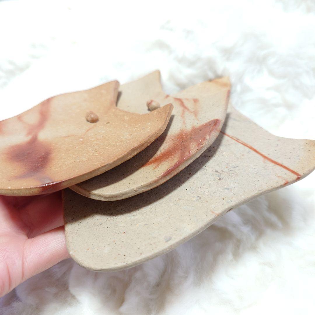 【2600B】86..猫、犬…備前焼