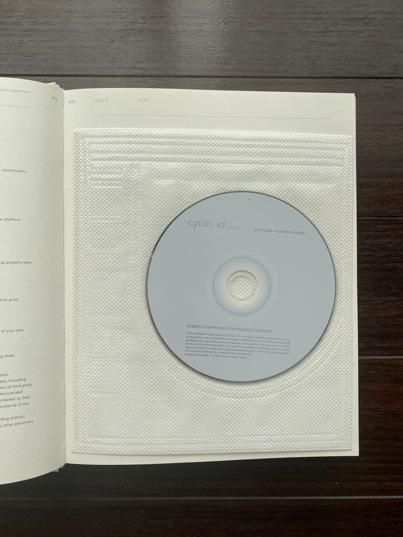書籍『Cyclo.ID Vol.1』Ryoji Ikeda, Alva Noto