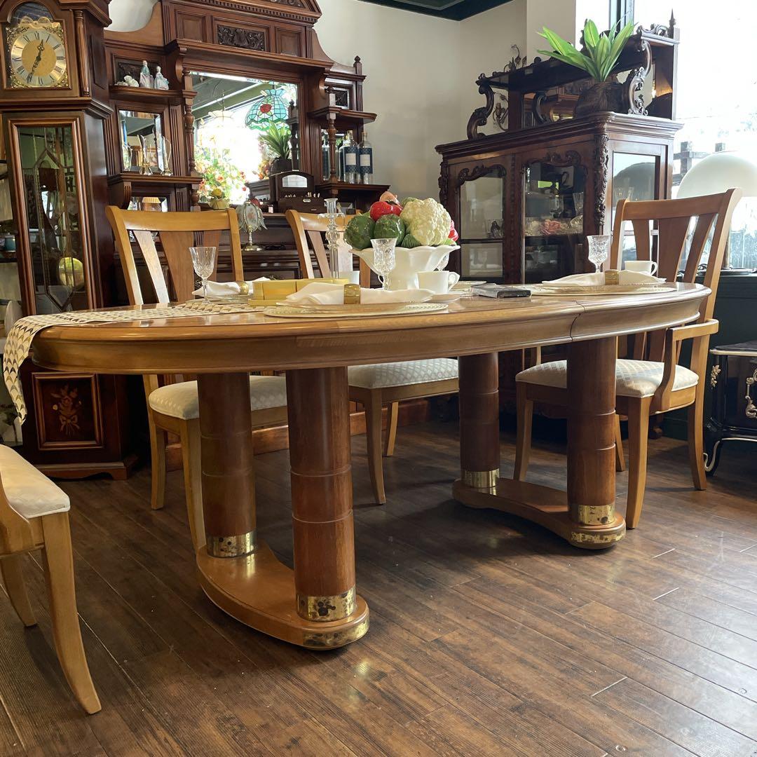 r208r124アメリカ ヴィンテージ Stanley ダイニングテーブルセット