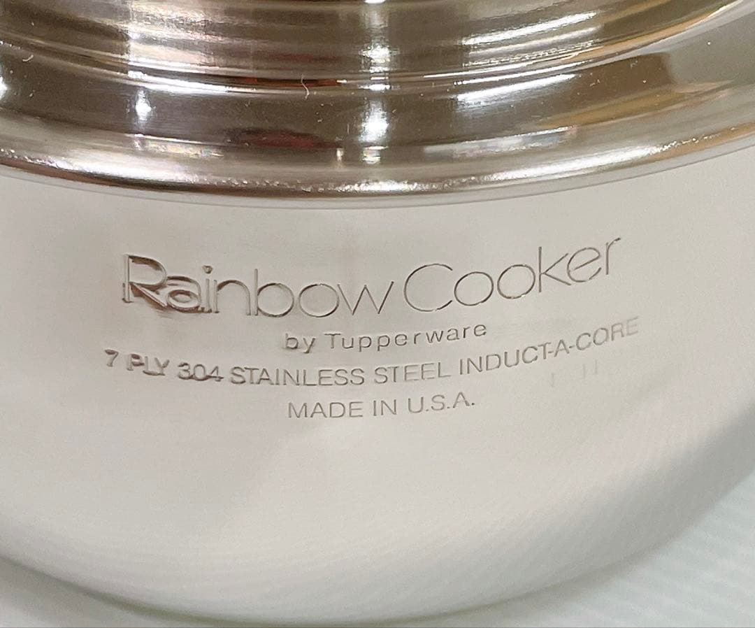 【未使用品】タッパーウェア レインボークッカー 13cm 片手鍋