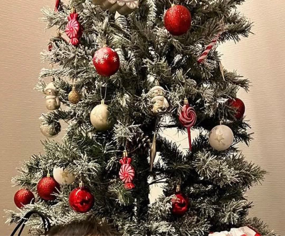 180cm ニトリ　クリスマスツリー、オーナメント一式