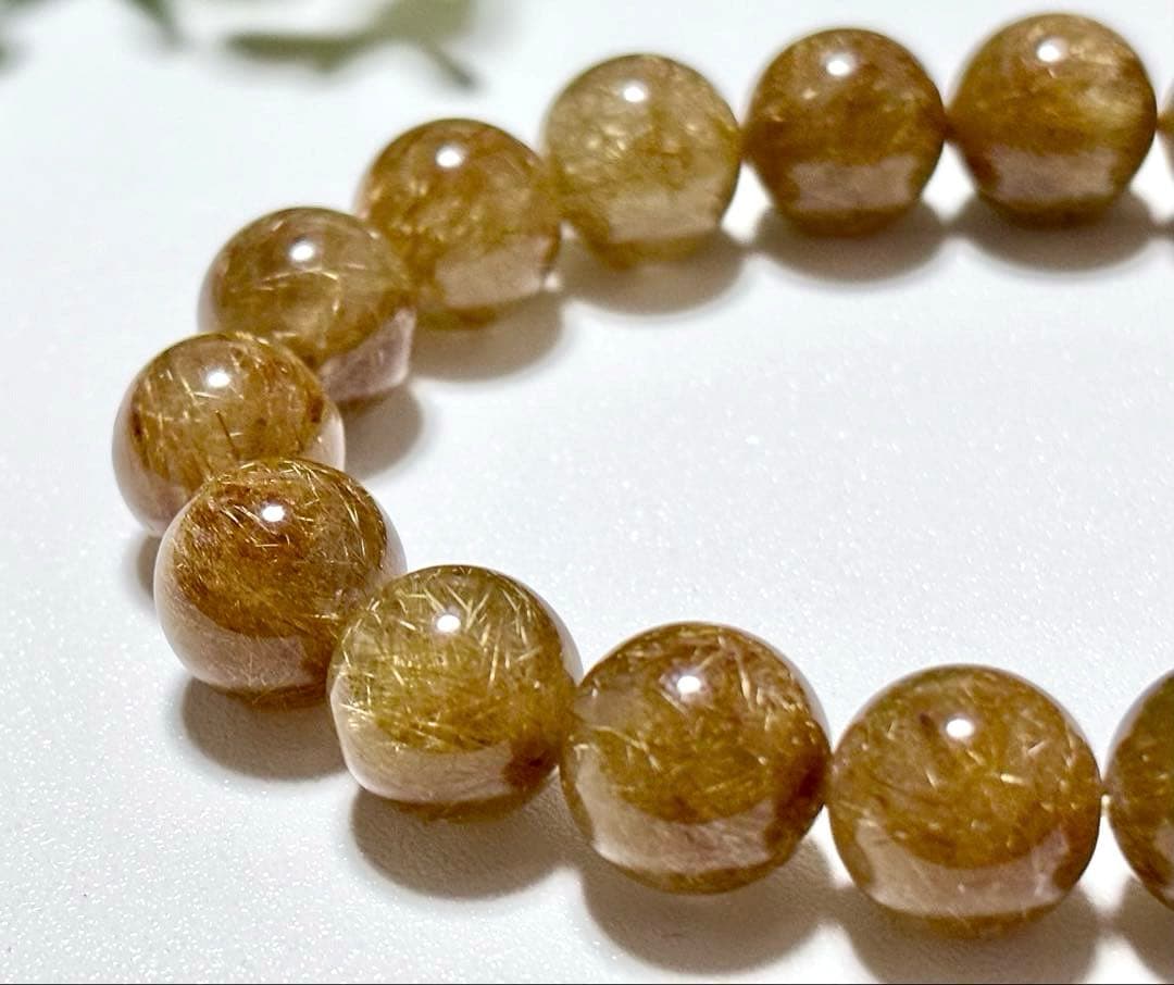 すうぷ　エンジェルヘアーゴールドルチルクォーツとキャッツアイクンツァイト