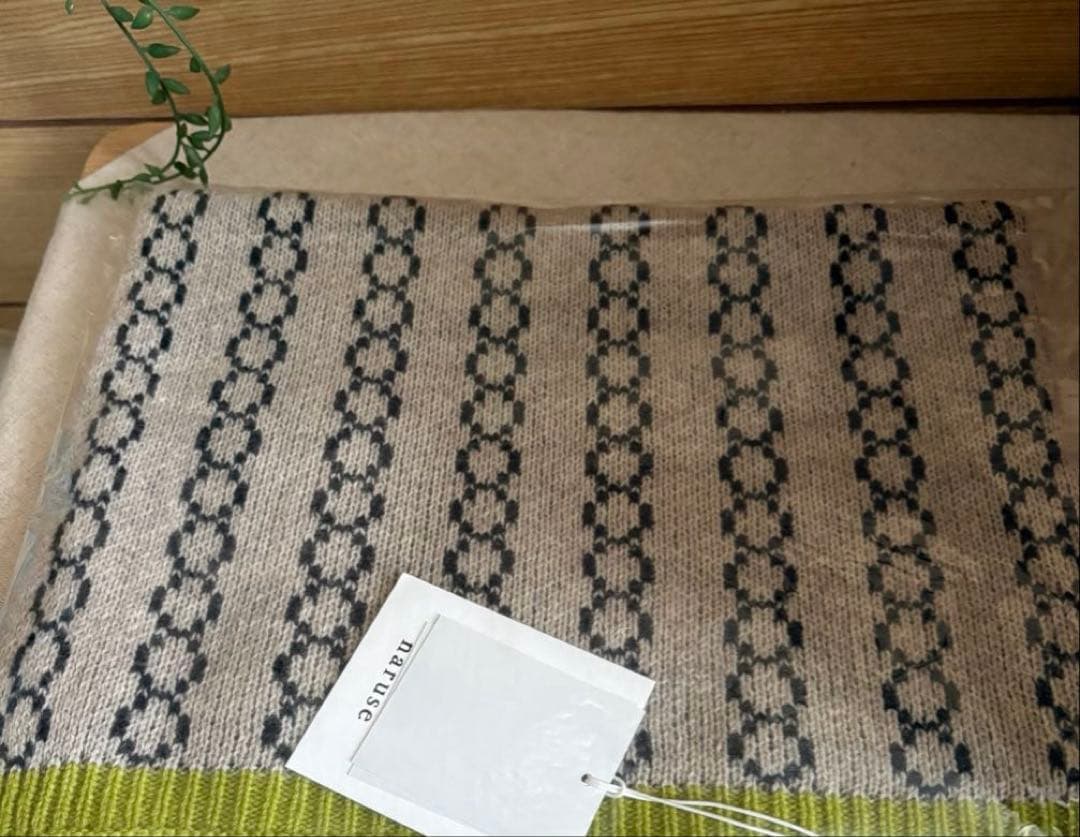 【新品】atelier naruse アトリエナルセ　ニットカウル　マフラー