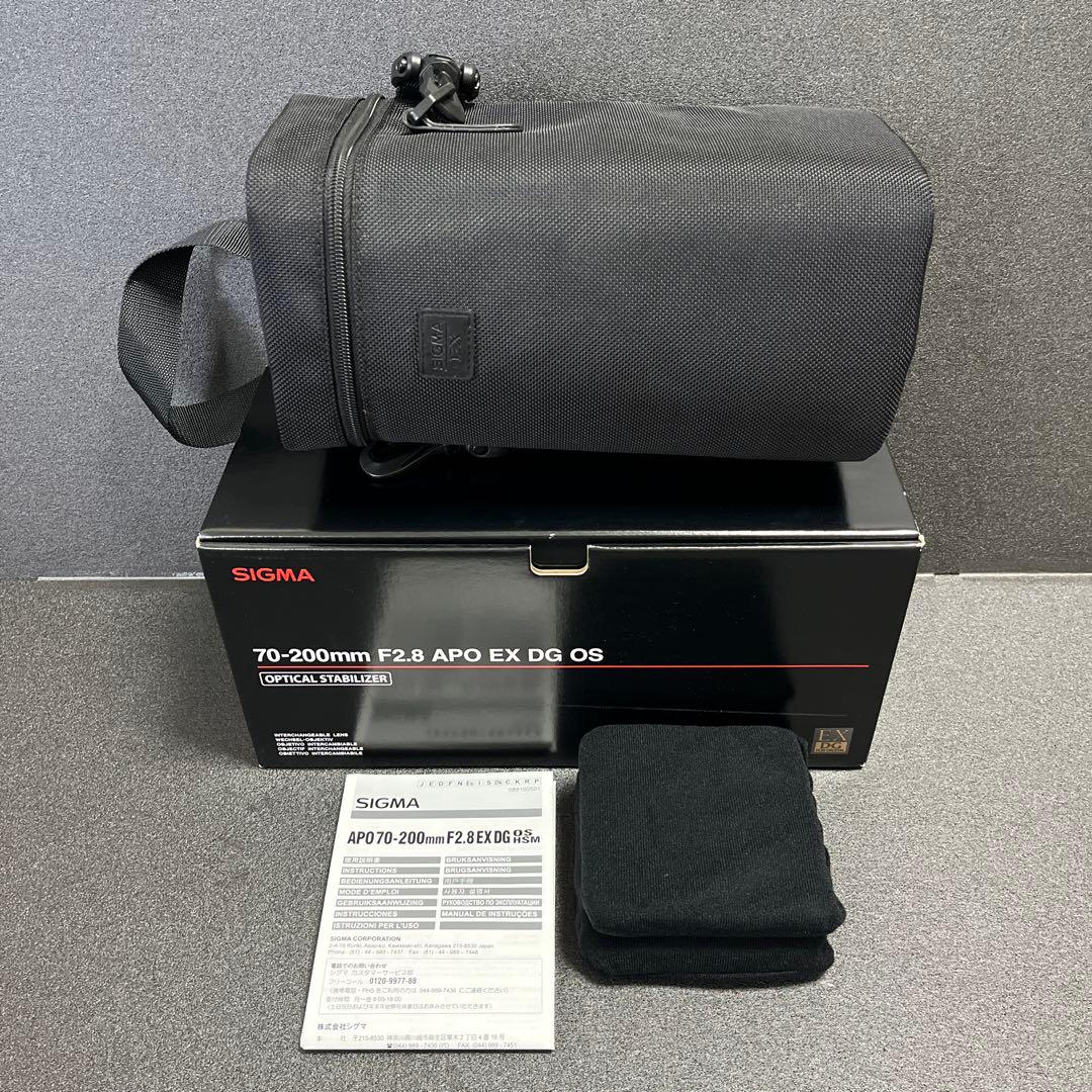 レンズ(ズーム) SIGMA 70-200mm F/2.8 APO EX DG OS HSM