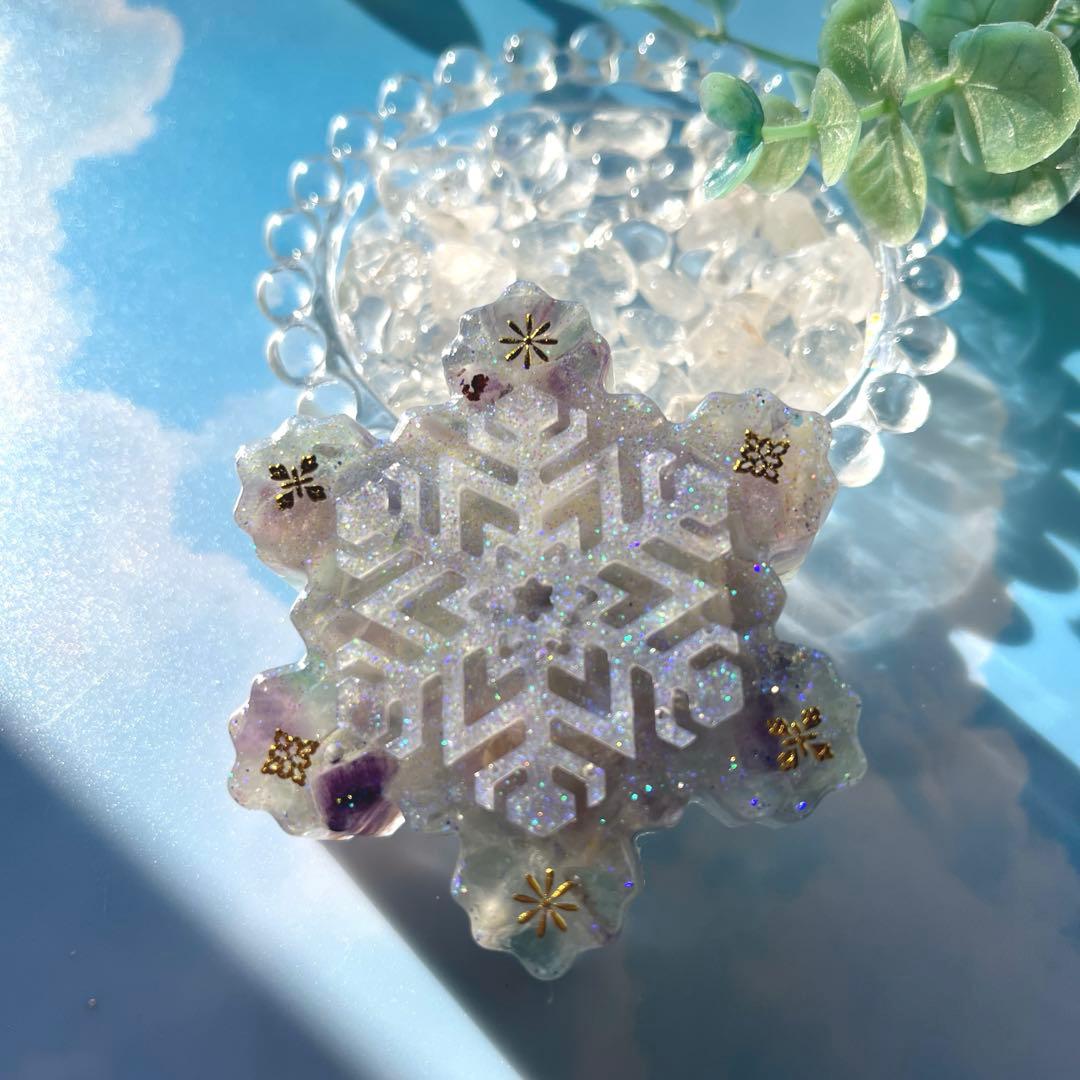 つねりん　雪の結晶　9点