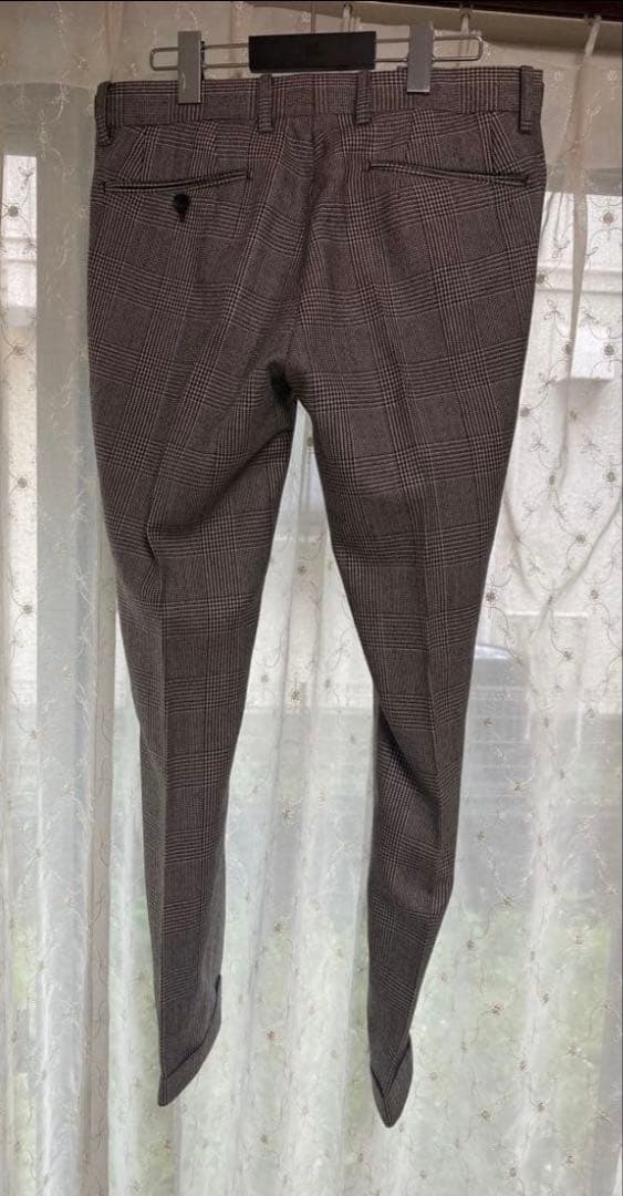 スーツセレクト/スーツ/グレンチェック/ウエストアジャスター/チェンジポケット