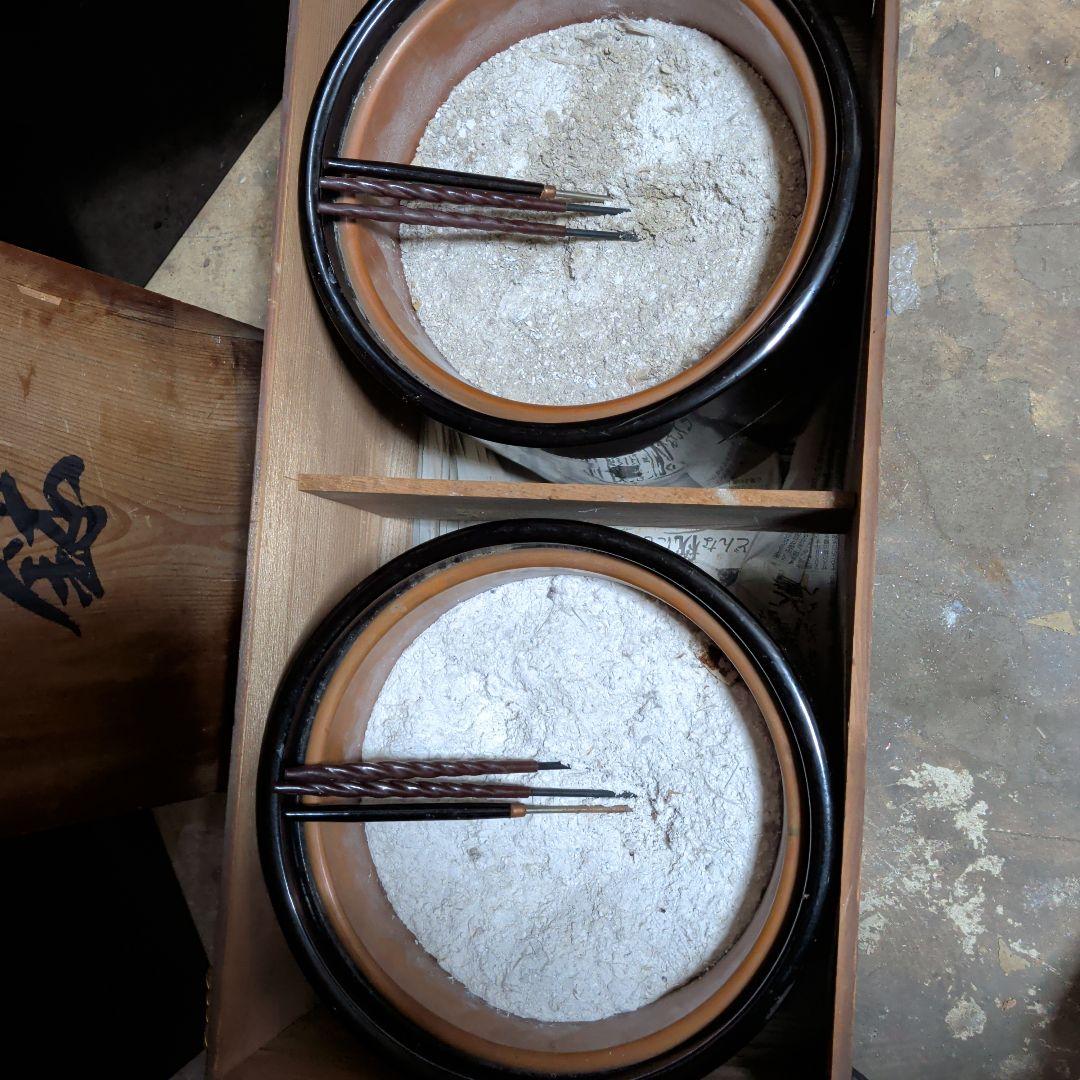 茶道具 香炉 黒漆塗り火鉢良品　希少品。