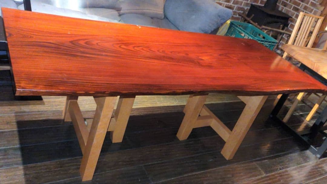 たつを【天板のみ】美品／ケヤキのダイニングテーブル