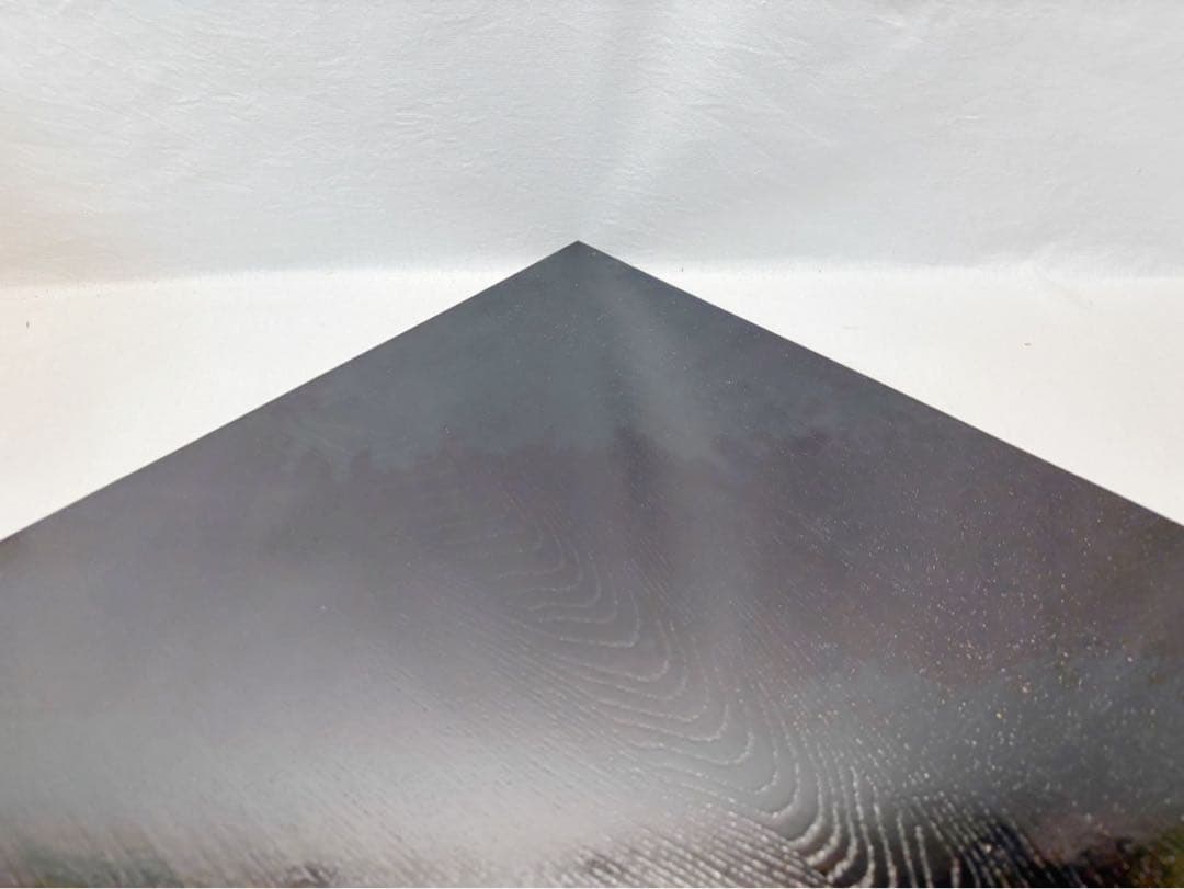 未使用 茶道具 木製柿合塗り 大板 敷板 42.5cm×42.5cm茶道 置板