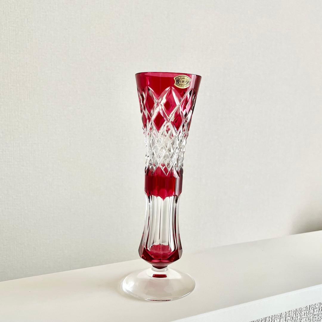 ヴァルサンランベール 花瓶 花器 ガラス　クリスタル フラワーベース 一輪挿し