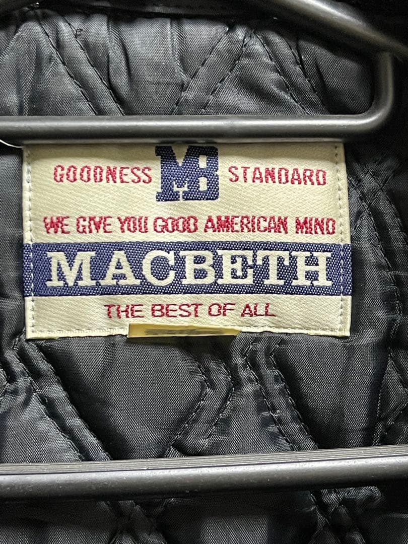 MACBETH スタジャン ブラック