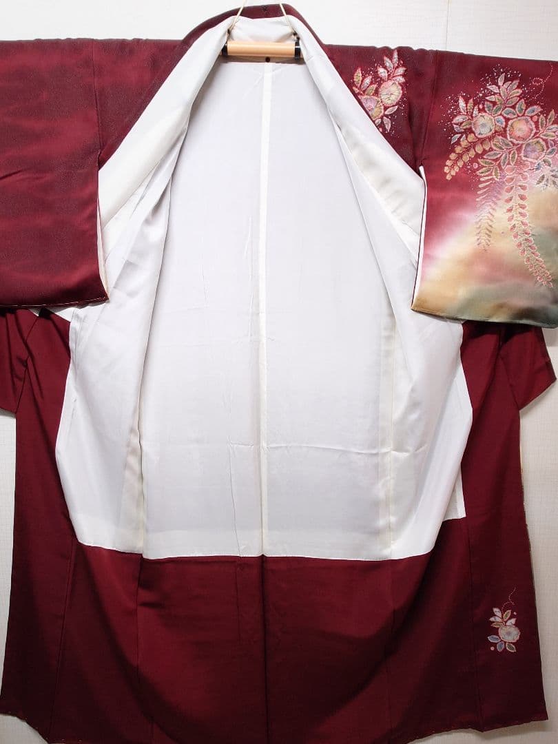 ママさん専用　着物(正絹)　訪問着　辻が花 　新品未使用　No,8