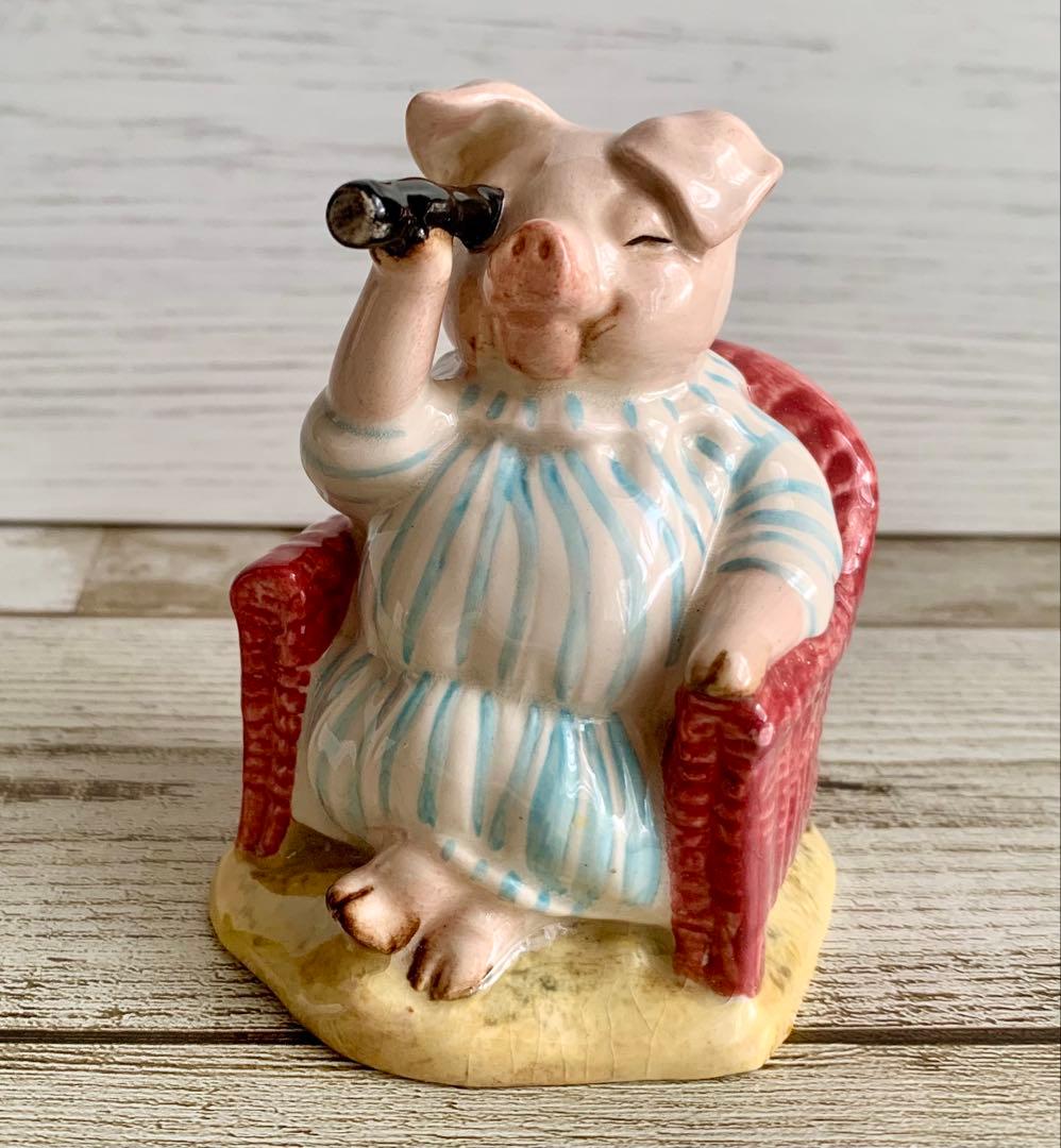 こぶたのロビンソン フィギュリン ピーターラビット 置物