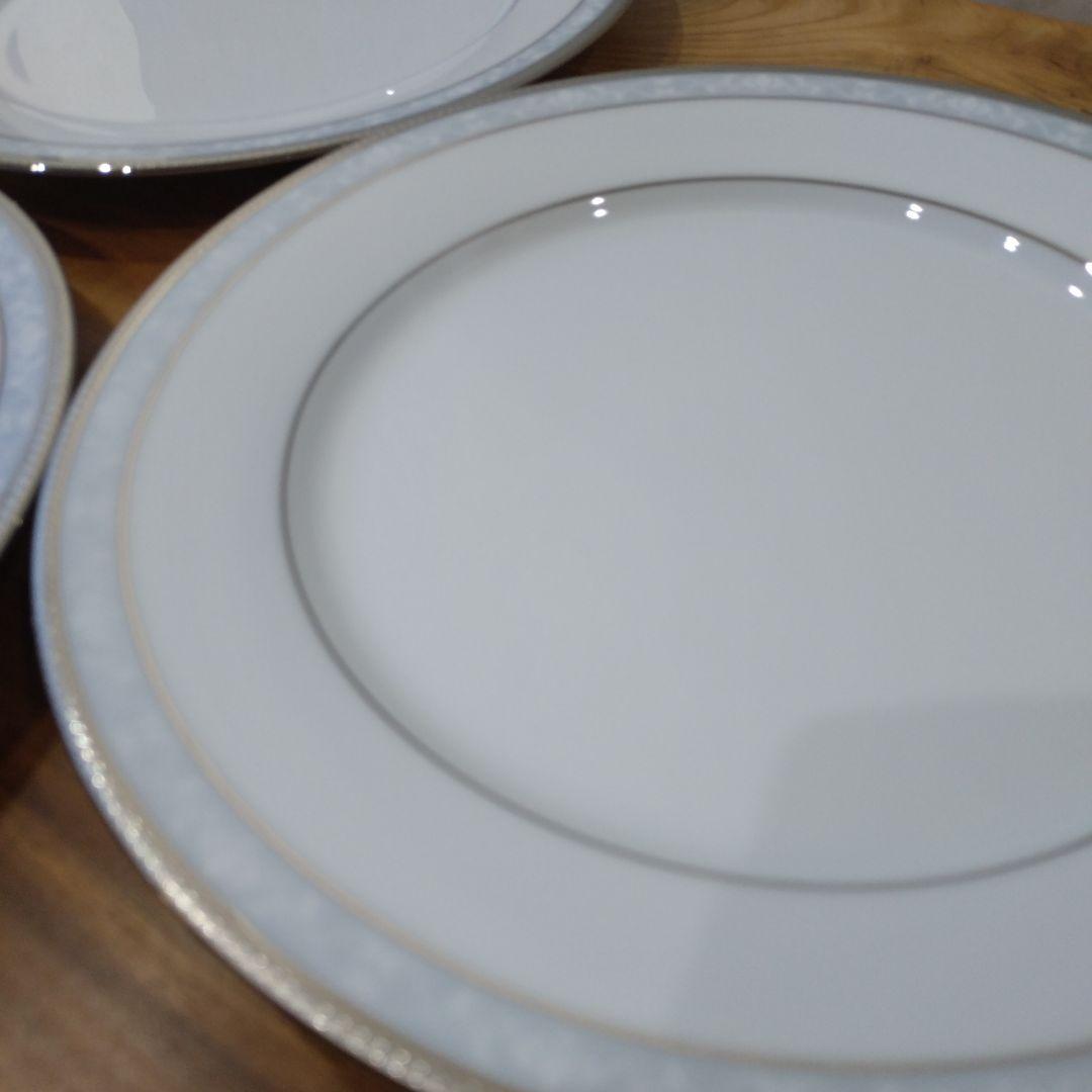 【定価6万円】美品　ノリタケ 食器 ハンプシャープラチナ20ｐｃディナーセット