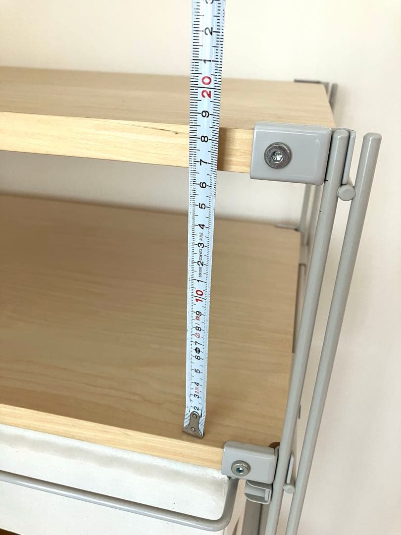 無印良品 スチールユニットシェルフ 帆布バスケットセット 高さ120