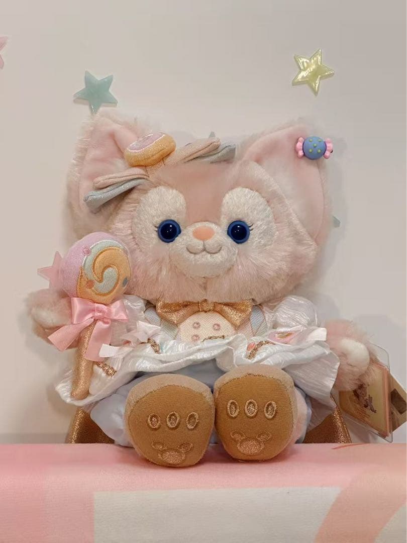 【お顔厳選】新作　上海ディズニー　バースデー　リーナベル肩乗せぬいぐるみ