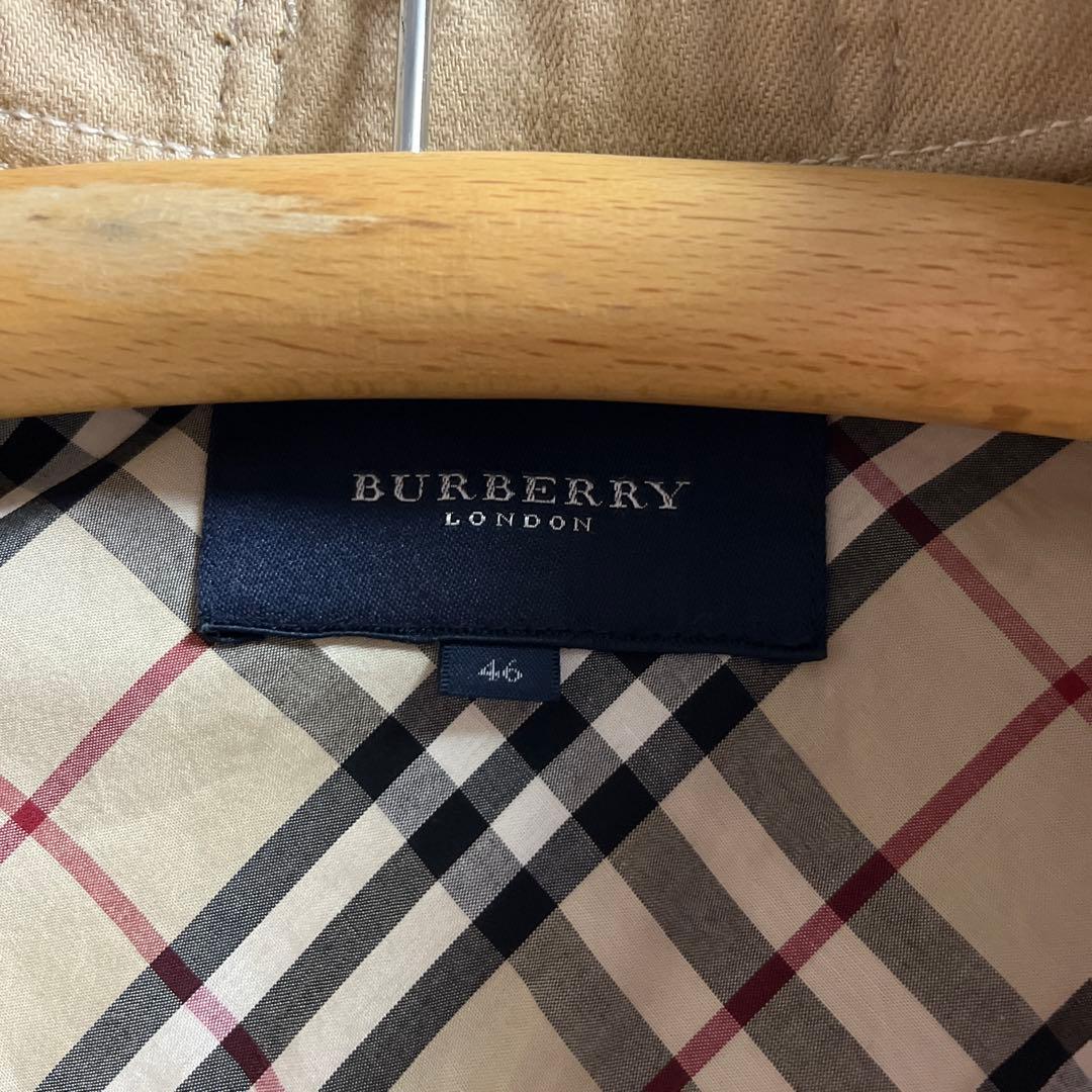 BURBERRY ベージュ テーラードジャケット 46 これからの季節に美品