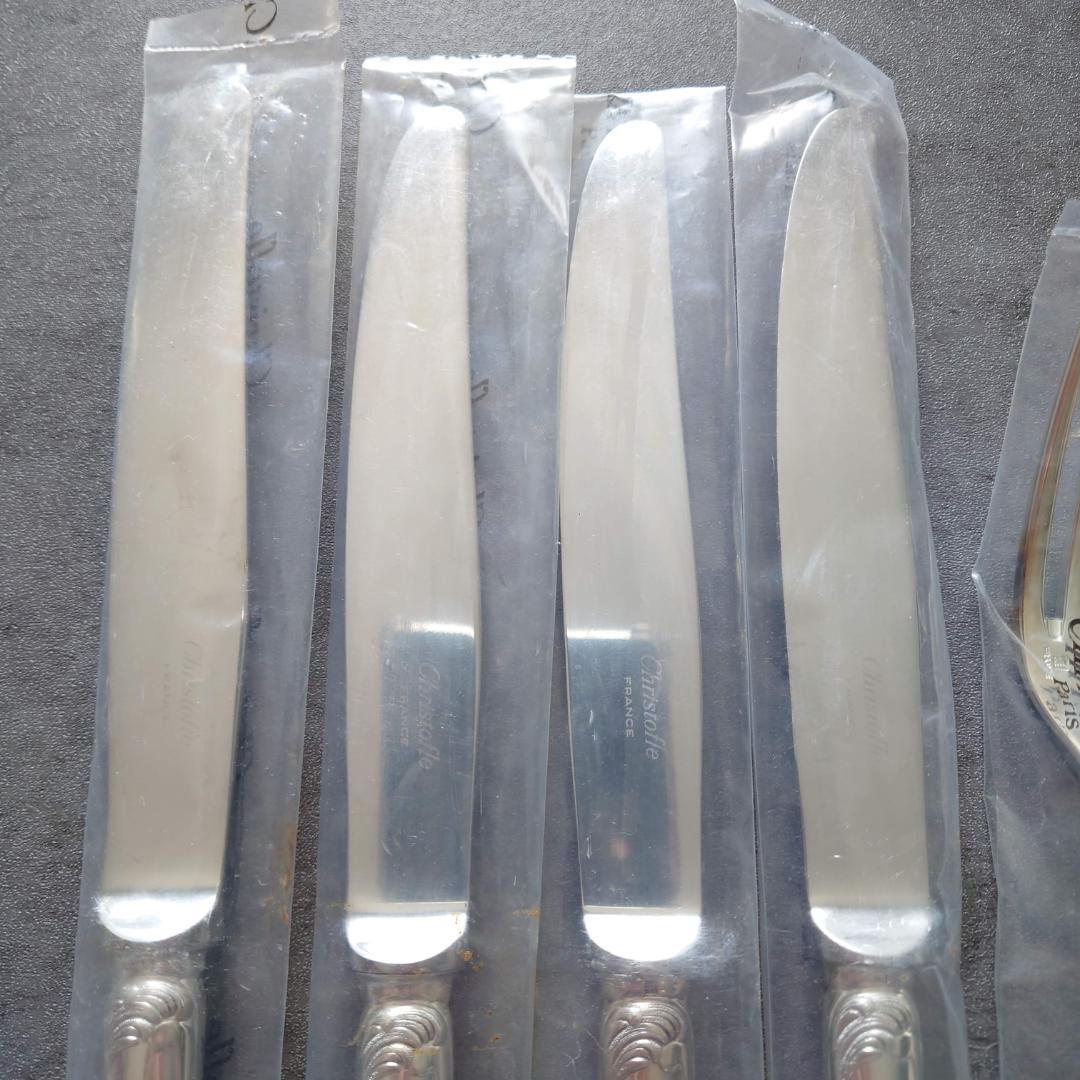 らくま様 クリストフル マルリー テーブルナイフ 未開封 2点