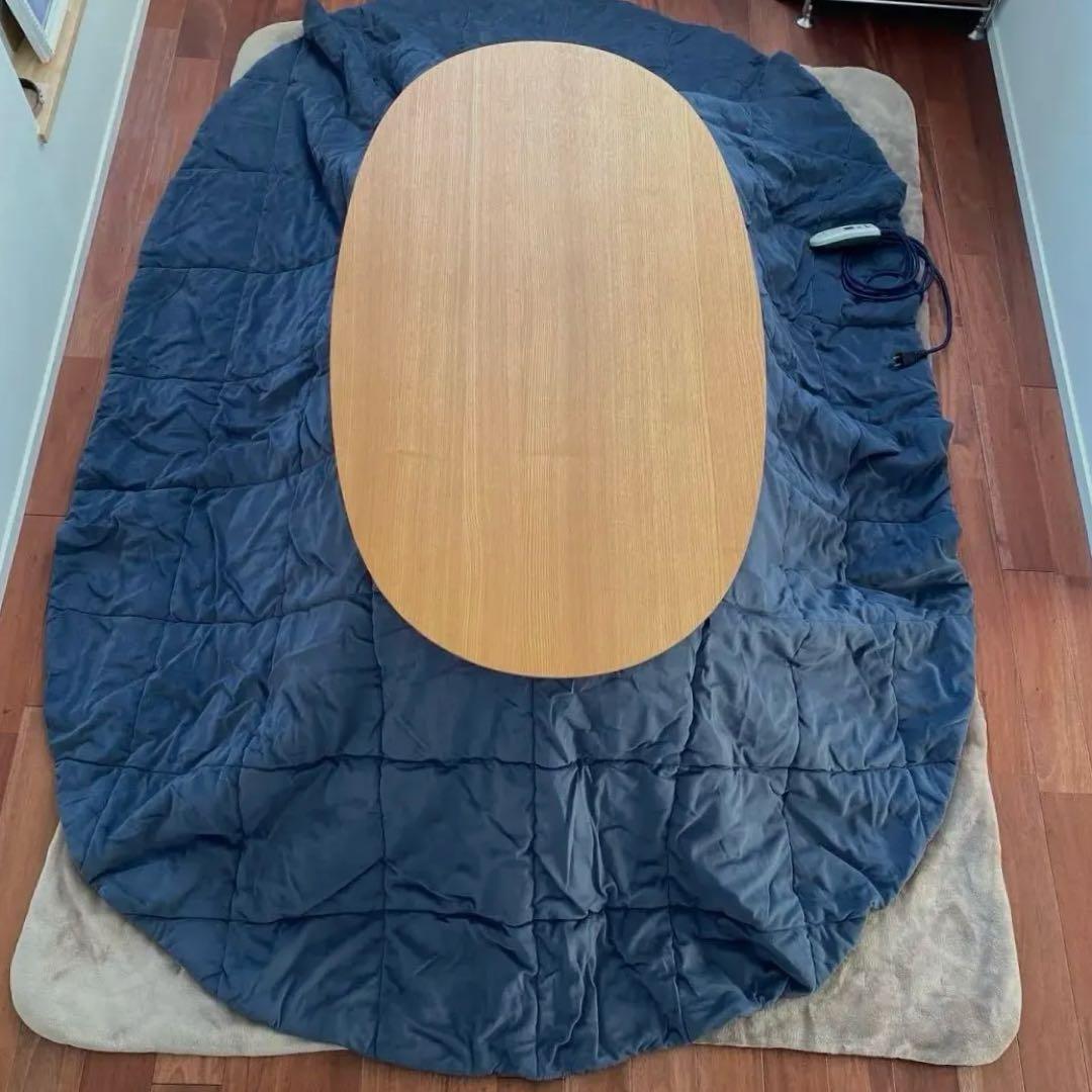 MUJI 楕円こたつ（小）MJ-KDFS1100/N 無印のこたつ布団とセット