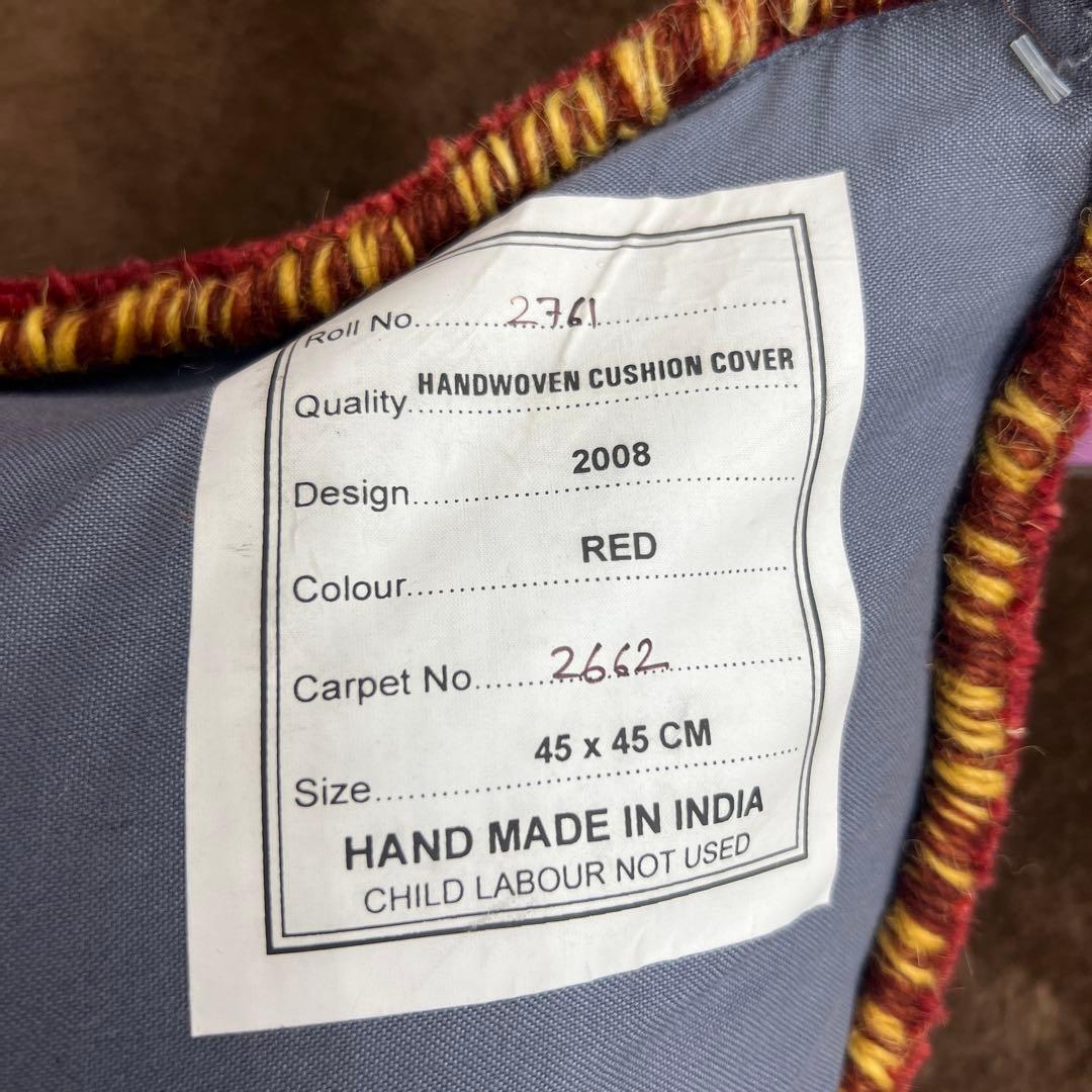 ロリバフ　クッション　クッションカバー　45×45